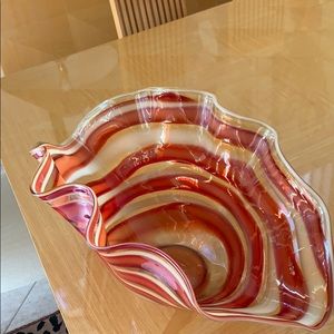 Beautiful hand blown glass piece